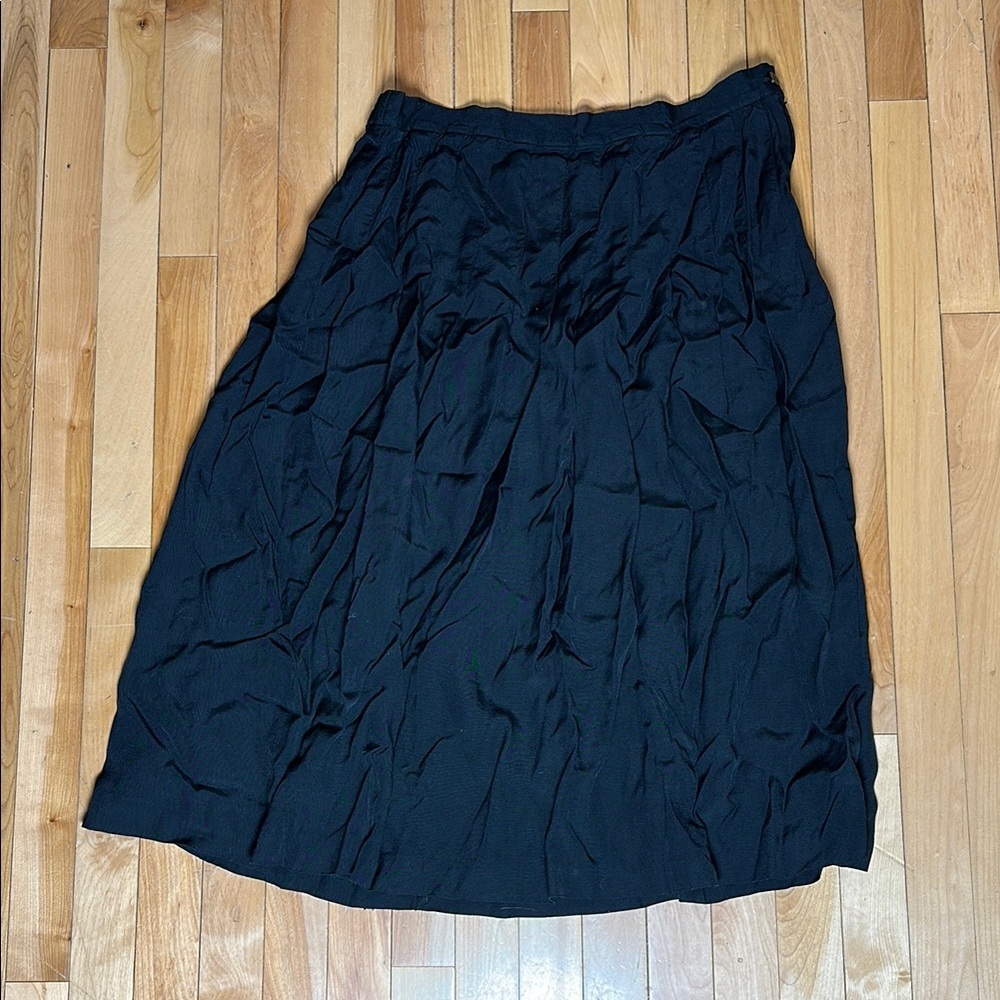 Talbots Black A-Line Skirt